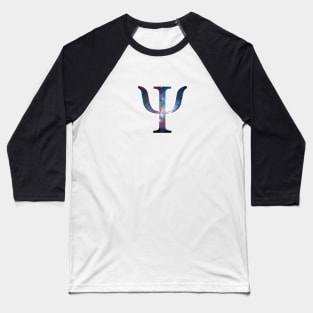 Psi Greek Letter Baseball T-Shirt